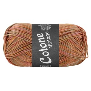 Lana Grossa COTONE Vintage | 263-pinkki/oranssi/harmaa/beige meleerattu