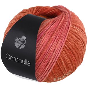 Lana Grossa COTONELLA | 04-viininpunainen/oranssi/punainen/tulenpunainen/terrakotta/tiilenpunainen/pinkki/lila