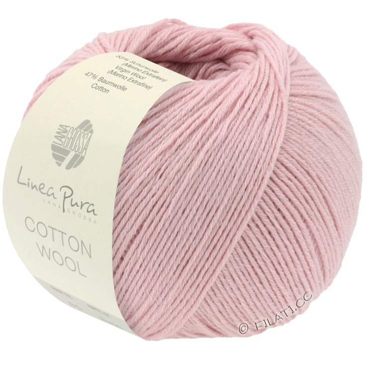 Lana Grossa COTTON WOOL (Linea Pura) | 01-roosa