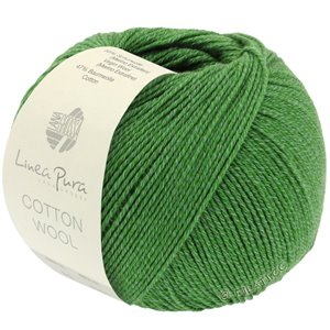 Lana Grossa COTTON WOOL (Linea Pura) | 19-vaaleanvihreä/tummanvihreä