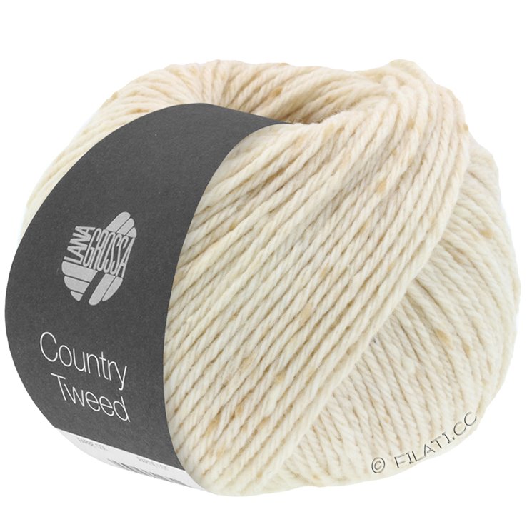Lana Grossa COUNTRY TWEED | 01-luonto meleerattu