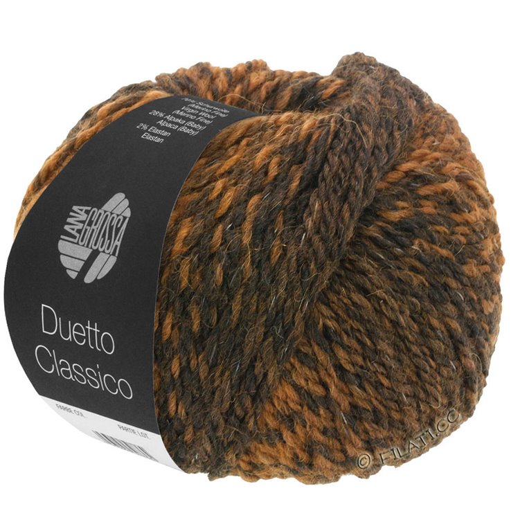Lana Grossa DUETTO CLASSICO | 02-nougat/harmaanruskea/mustanruskea