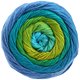 Lana Grossa GOMITOLO ALOHA | 304-turkoosi/sininen/smaragdi/omenanvihreä/keltaoliivi/taivaansininen