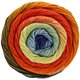 Lana Grossa GOMITOLO ALOHA | 317-persikka/oranssi/kurpitsa/harmaansininen/sinivioletti/mokka