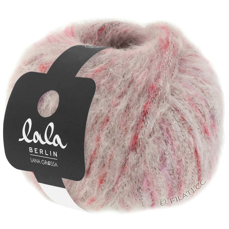 Lana Grossa HAZY (lala BERLIN) | 01-roosa/mansikka