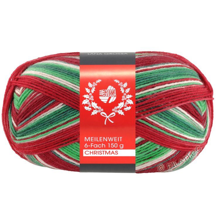 Lana Grossa MEILENWEIT 6-FACH 150g Merino Christmas | 623-