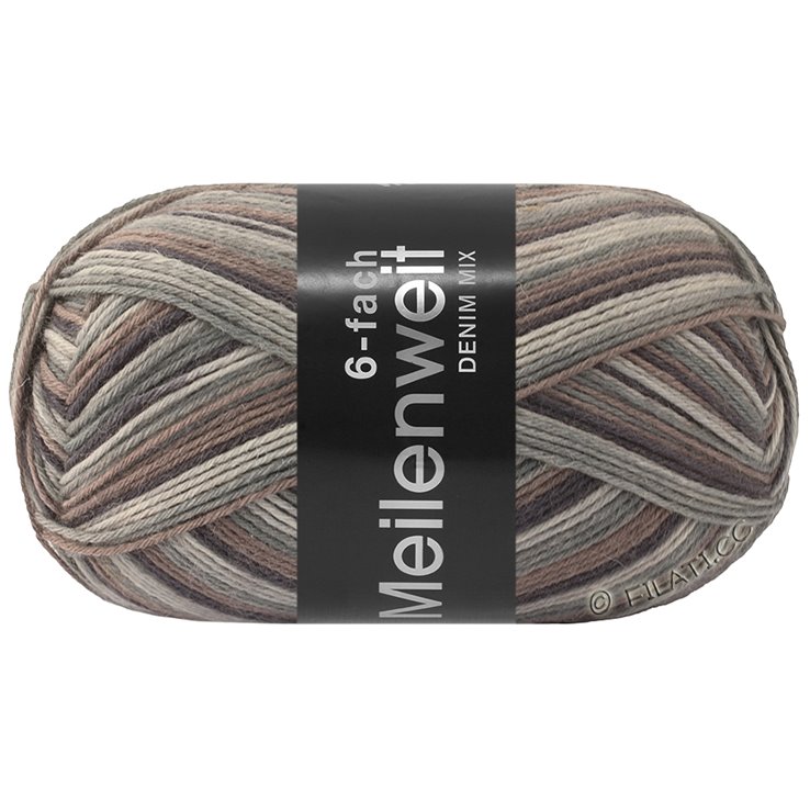 Lana Grossa MEILENWEIT 6-FACH 150g DENIM MIX | 9694-
