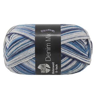 Lana Grossa MEILENWEIT 8-FACH 150g Denim Mix