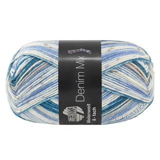 Lana Grossa MEILENWEIT 8-FACH 150g Denim Mix