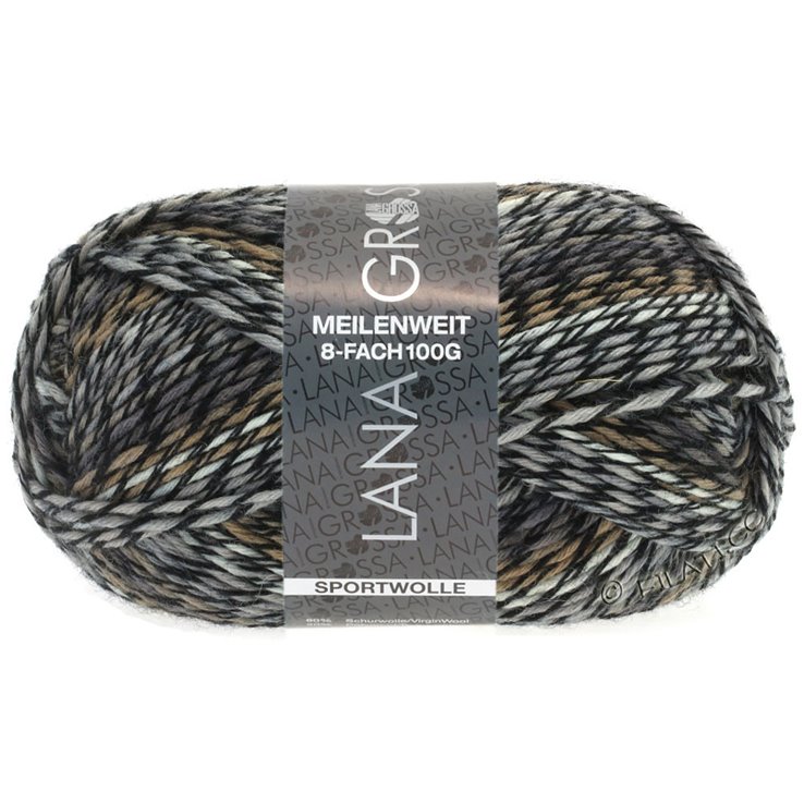 Lana Grossa MEILENWEIT 8-FACH 100g Print | -