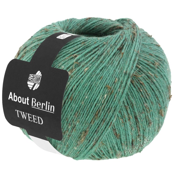 Lana Grossa MEILENWEIT 100g Tweed (ABOUT BERLIN) | 901-vihreä meleerattu