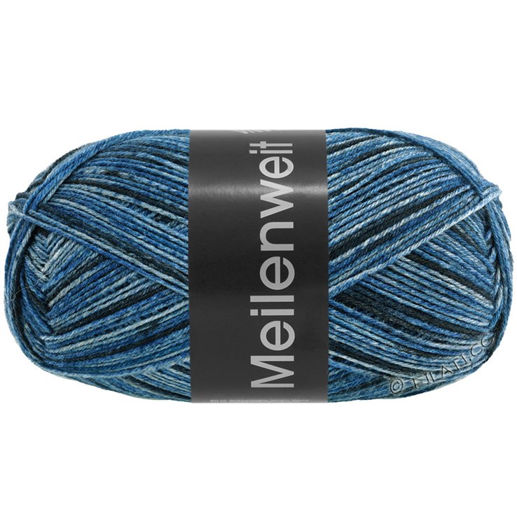 Lana Grossa MEILENWEIT 100g Blue Denim Mix | 4612-