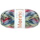 Lana Grossa MEILENWEIT 100g Merino Extrafine Meran | 2587-valkoinen/antrasiitti/lila/atsaleanpunainen/khakibeige/keltainen/petrooli