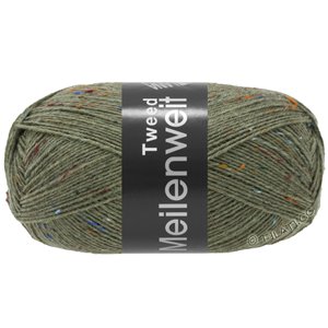 Lana Grossa MEILENWEIT 100g Tweed | 155-vihreänharmaa
