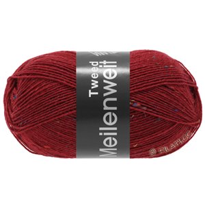 Lana Grossa MEILENWEIT 100g Tweed | 161-viininpunainen