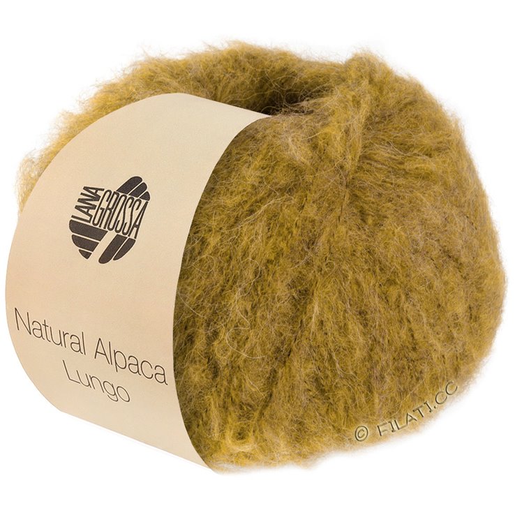 Lana Grossa NATURAL ALPACA Lungo | 16-sinappi