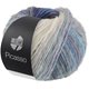 Lana Grossa PICASSO | 13-valkoinen/vaaleansininen/harmaansininen/farkku/taivaansininen/tummansininen