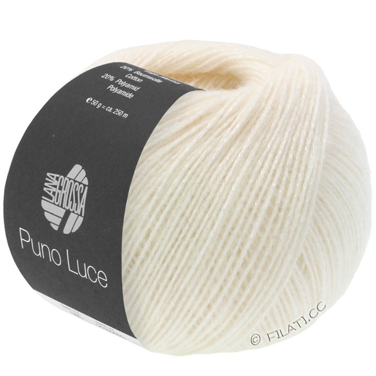 Lana Grossa PUNO LUCE | 01-valkoinen