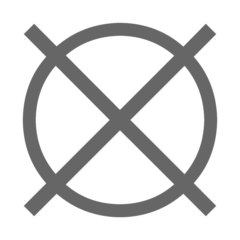 Kemiallinen pesu kielletty