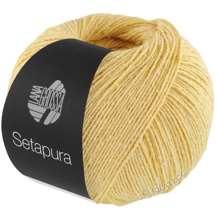 Lana Grossa SETAPURA | 01-pehmeä keltainen