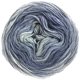 Lana Grossa SLOW WOOL LINO Dégradé | 205-vaaleanharmaa/hiirenharmaa/siniharmaa