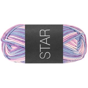 Lana Grossa STAR Print | 360-pehmeä roosa/orvokinsininen/violetti/sireeni