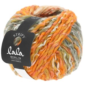 Lana Grossa STRIPY (lala BERLIN) | 11-lohi/luonto/oranssi/vaaleanharmaa/taupe