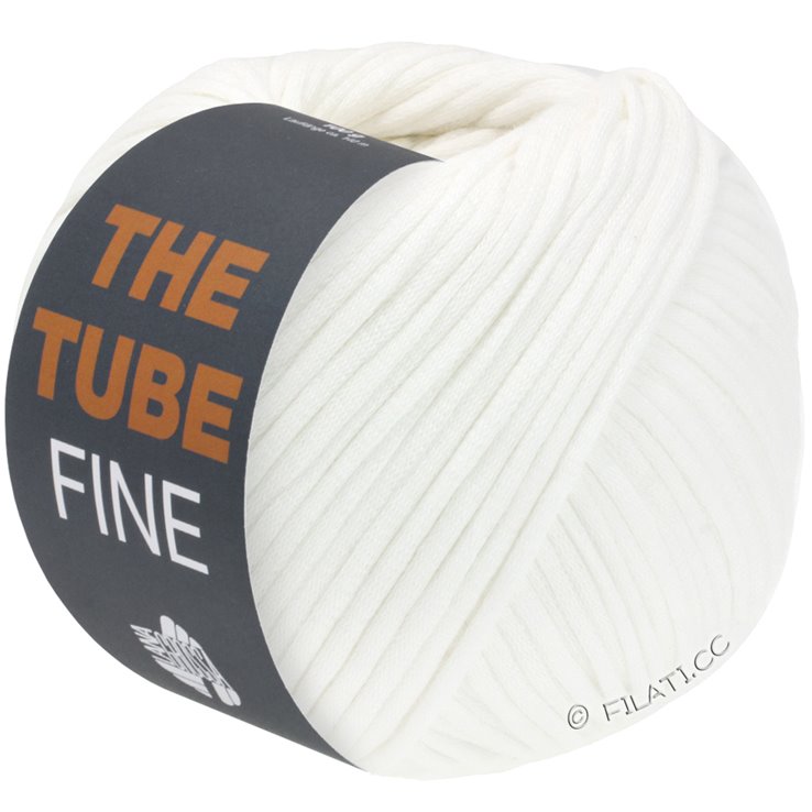 Lana Grossa THE TUBE FINE | 101-valkoinen