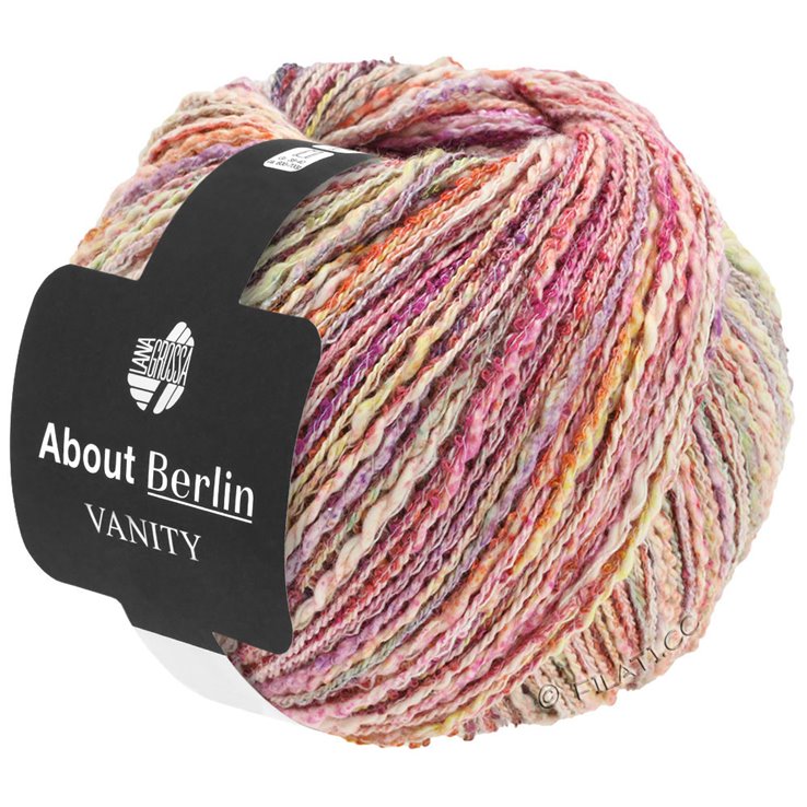 Lana Grossa VANITY (ABOUT BERLIN) | 01-roosa/sireeni/harmaanvihreä värikäs