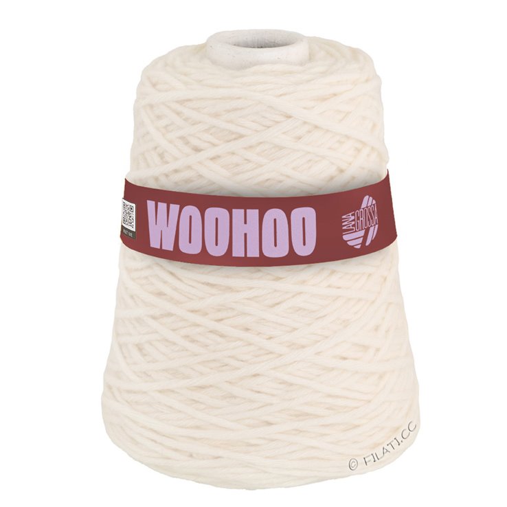 Lana Grossa WOOHOO 200g | 01-luonnonvalkoinen