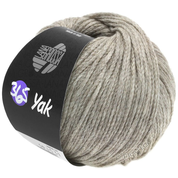 Lana Grossa 365 YAK | 01-luonto/greige
