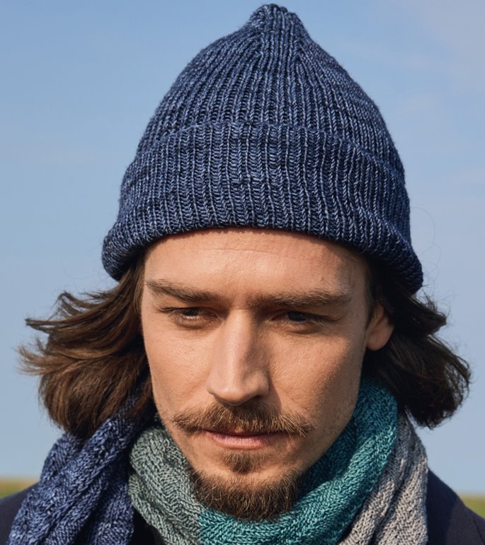 Lana Grossa LUE Cool Wool Vintage - Strikkeoppskrift (NO)