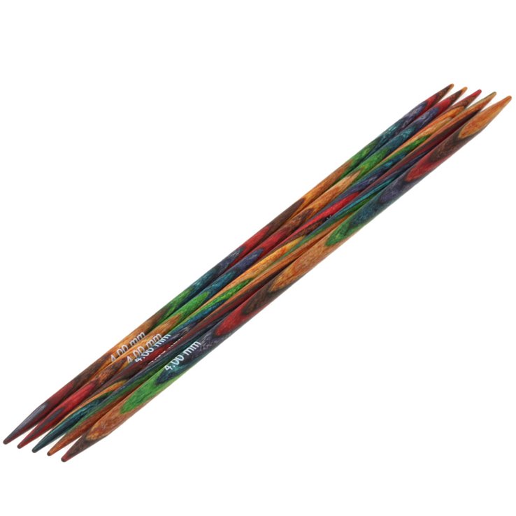 Lana Grossa Sukkapuikot Design-puu Multicolor: 4,0mm/15cm