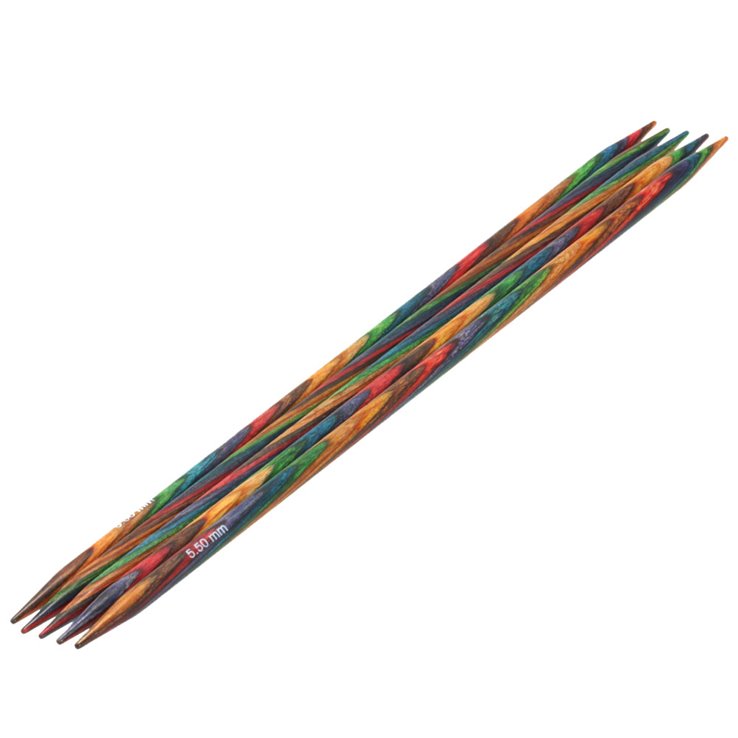 Lana Grossa Sukkapuikot Design-puu Multicolor: 5,5mm/20cm