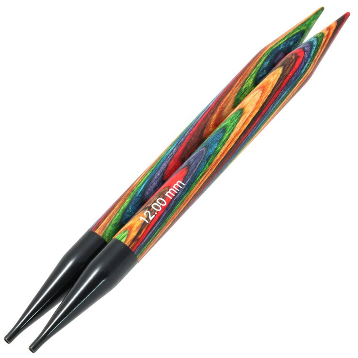 Lana Grossa Vaihtopäät Vario Design-puu Multicolor 12,0mm