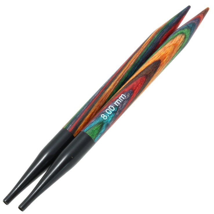 Lana Grossa Vaihtopäät Vario Design-puu Multicolor 8,0mm