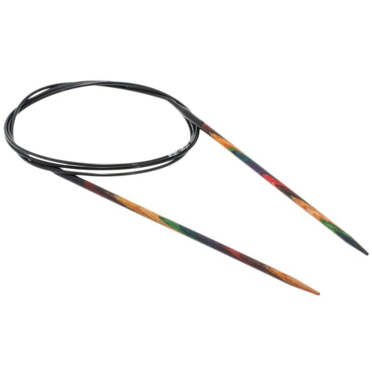 Lana Grossa Pyöröpuikot Design-puu Multicolor 3,0mm/100cm