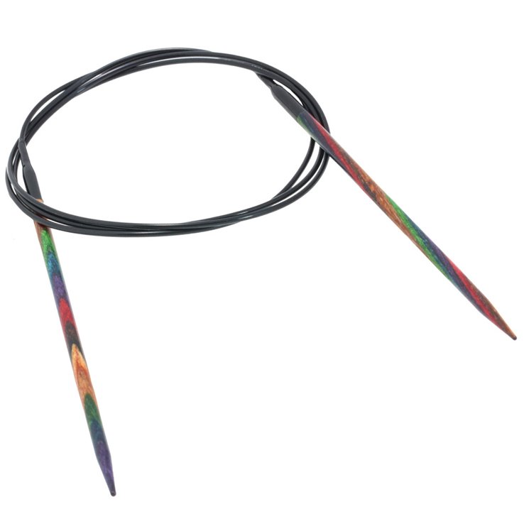 Lana Grossa Pyöröpuikot Design-puu Multicolor 3,25mm/100cm
