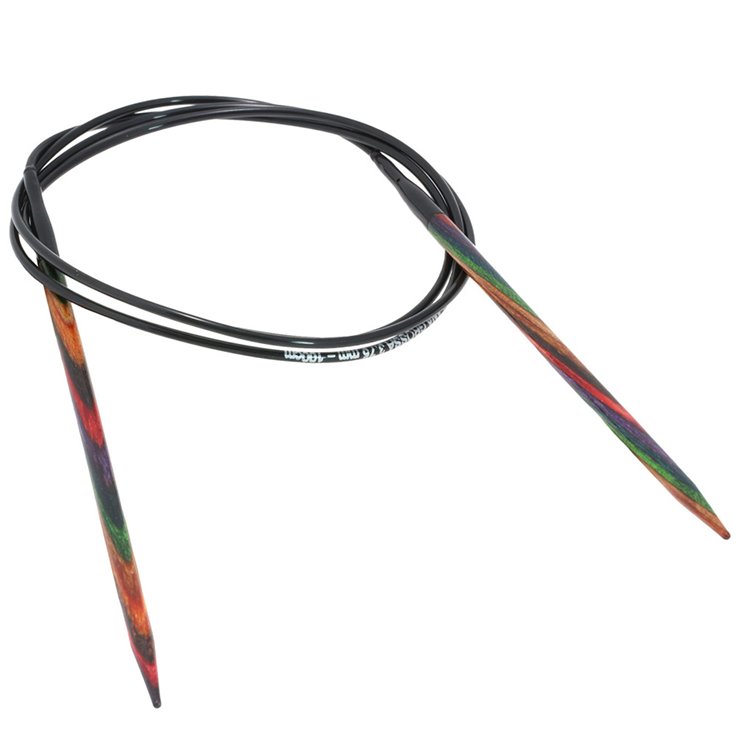 Lana Grossa Pyöröpuikot Design-puu Multicolor 3,75mm/100cm