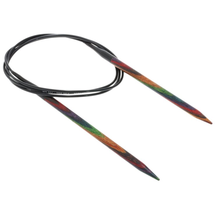 Lana Grossa Pyöröpuikot Design-puu Multicolor 5,0mm/100cm