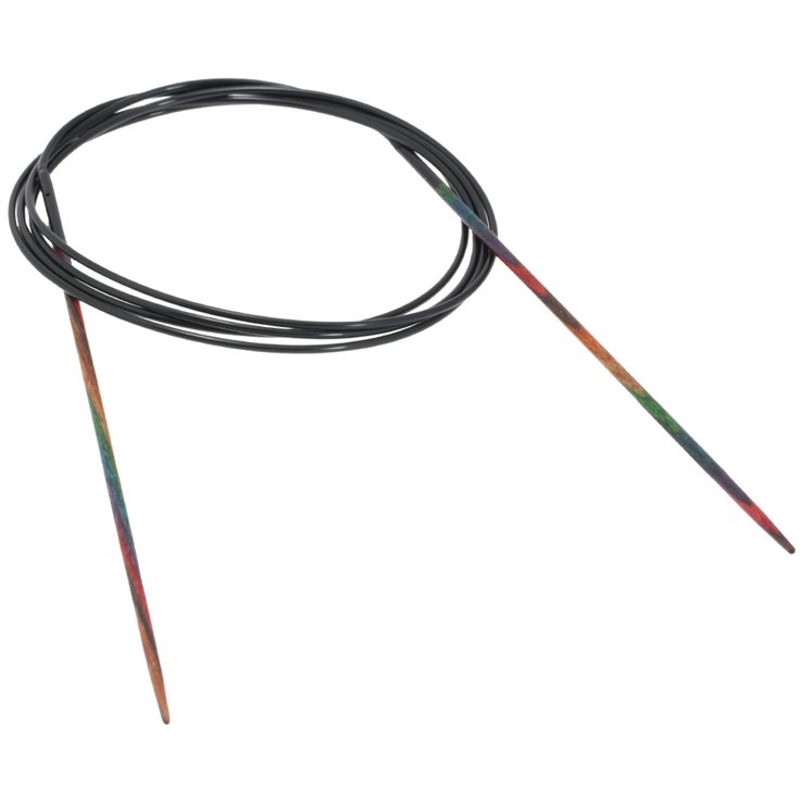 Lana Grossa Pyöröpuikot Design-puu Multicolor 2,0mm/120cm