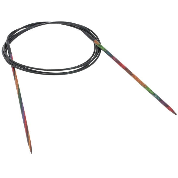 Lana Grossa Pyöröpuikot Design-puu Multicolor 2,5mm/120cm