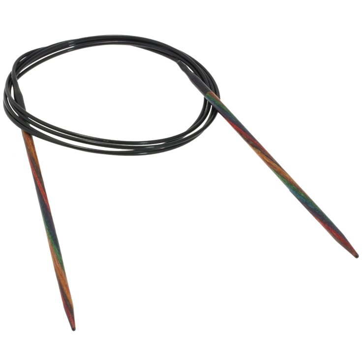 Lana Grossa Pyöröpuikot Design-puu Multicolor 3,0mm/120cm