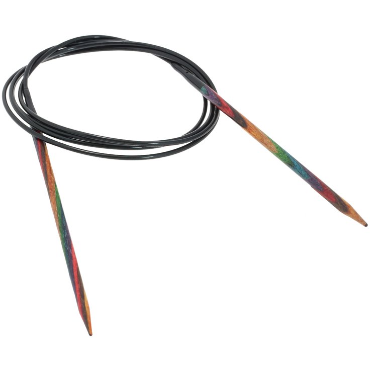 Lana Grossa Pyöröpuikot Design-puu Multicolor 3,75mm/120cm