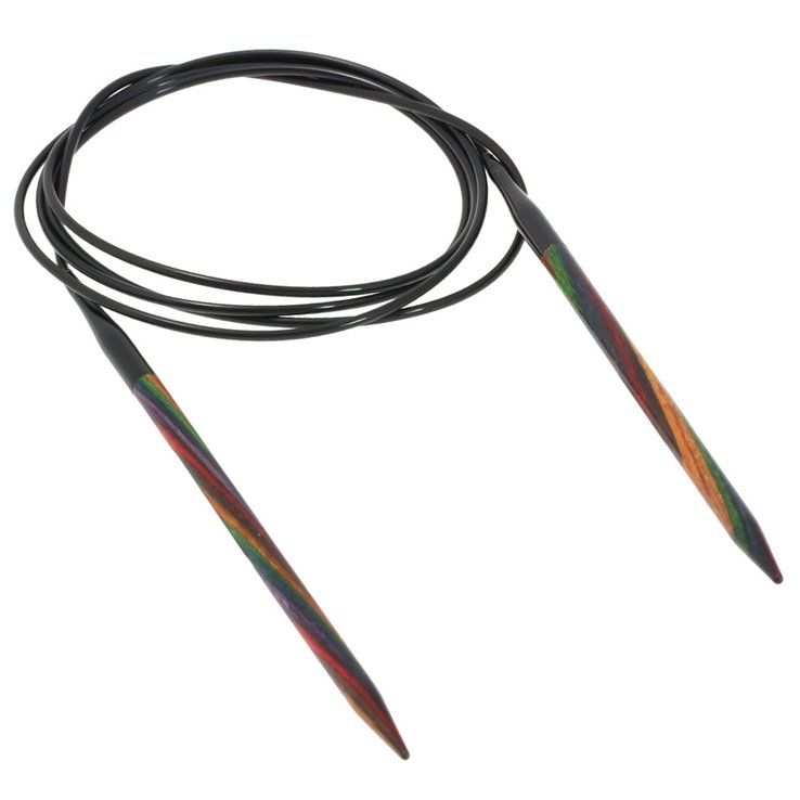 Lana Grossa Pyöröpuikot Design-puu Multicolor 5,0mm/120cm