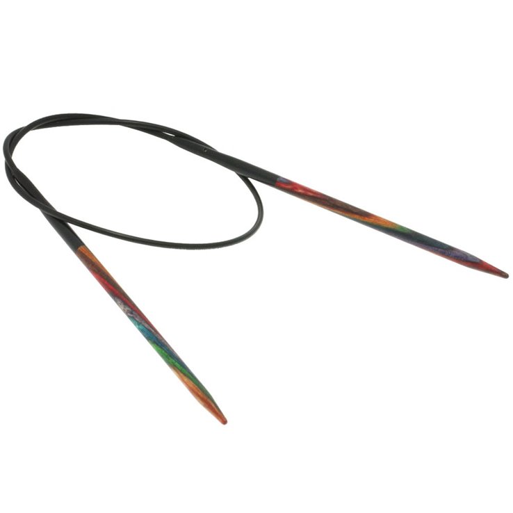 Lana Grossa Pyöröpuikot Design-puu Multicolor 3,25mm/40cm