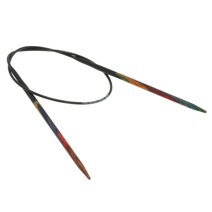 Lana Grossa Pyöröpuikot Design-puu Color 3,5mm/40cm