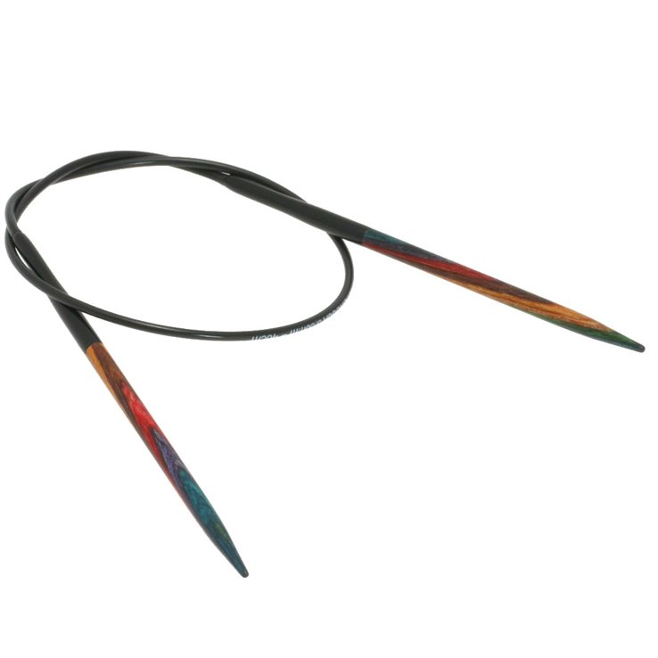 Lana Grossa Pyöröpuikot Design-puu Multicolor 4,0mm/40cm