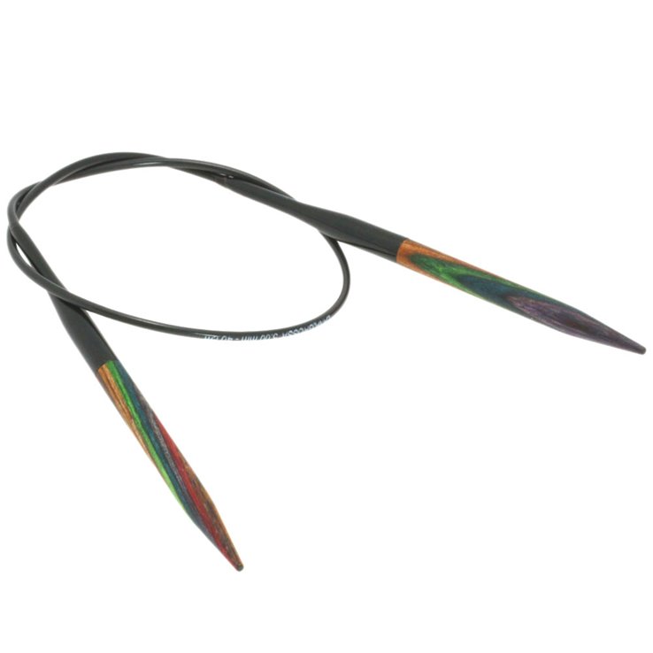 Lana Grossa Pyöröpuikot Design-puu Multicolor 5,0mm/40cm