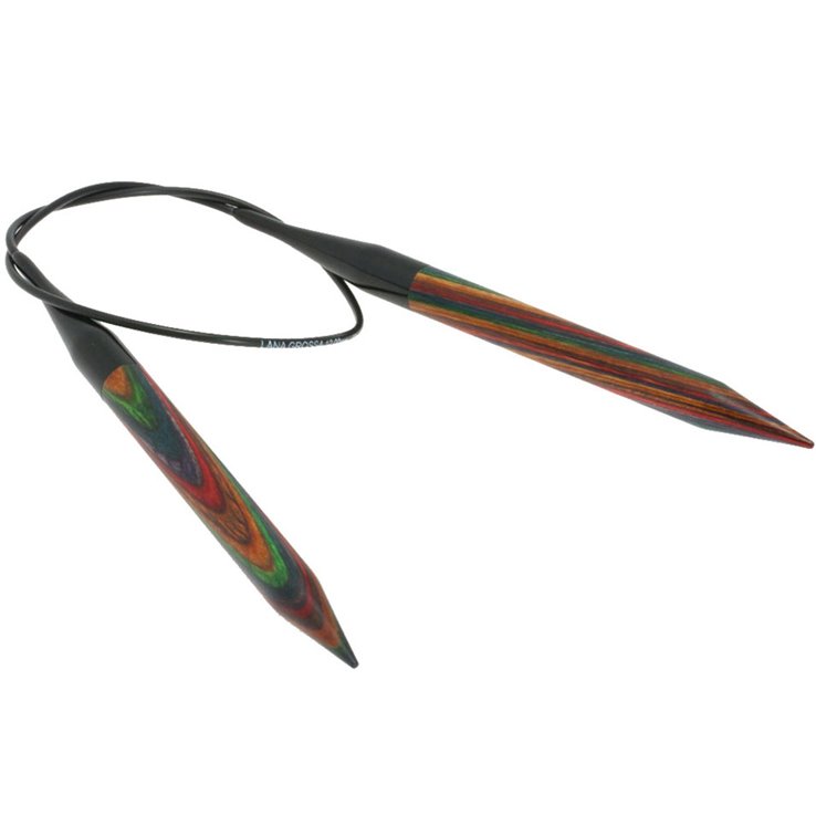 Lana Grossa Pyöröpuikot Design-puu Color 12,0mm/60cm